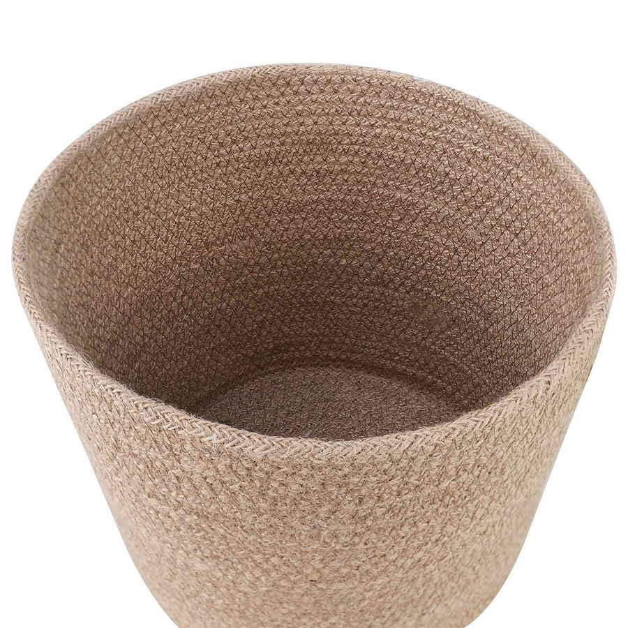 Plantenpot Set 2 pcs Naturel Ø 21 x 21 cm 100% Tossa Jute