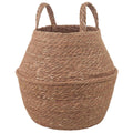 Plantenpot met handvatten Naturel Ø 22 x 20 cm 100% Zeegras