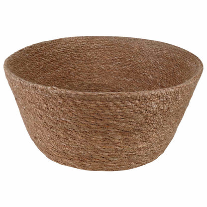 Plantenpot met handvatten Naturel Ø 32 x 32 cm 100% Zeegras
