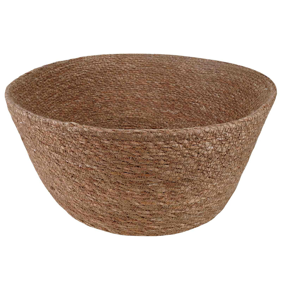 Plantenpot met handvatten Naturel Ø 45 x 36 cm 100% Zeegras