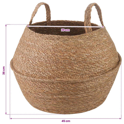 Plantenpot met handvatten 2 pcs Naturel Ø 45 x 36 cm