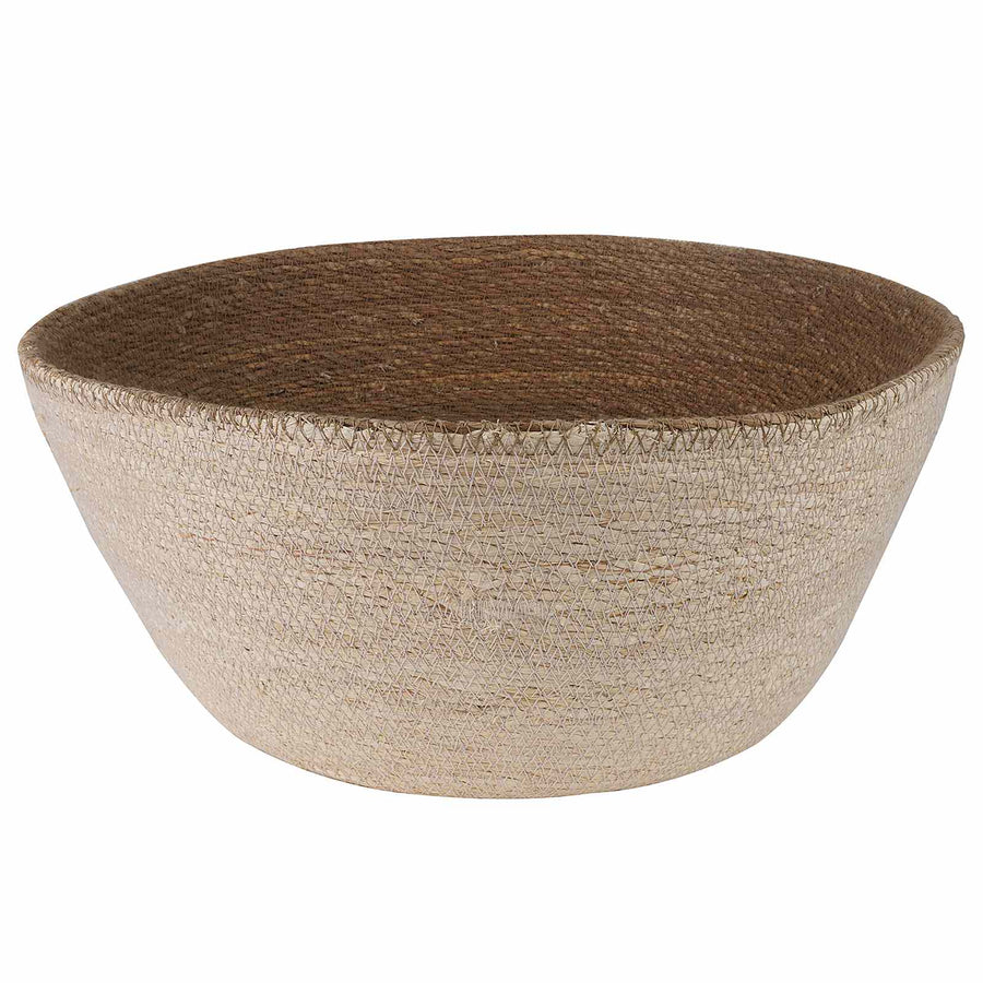 Plantenpot met handvatten 2 pcs Wit Ø 32 x 32 cm 100% Zeegras
