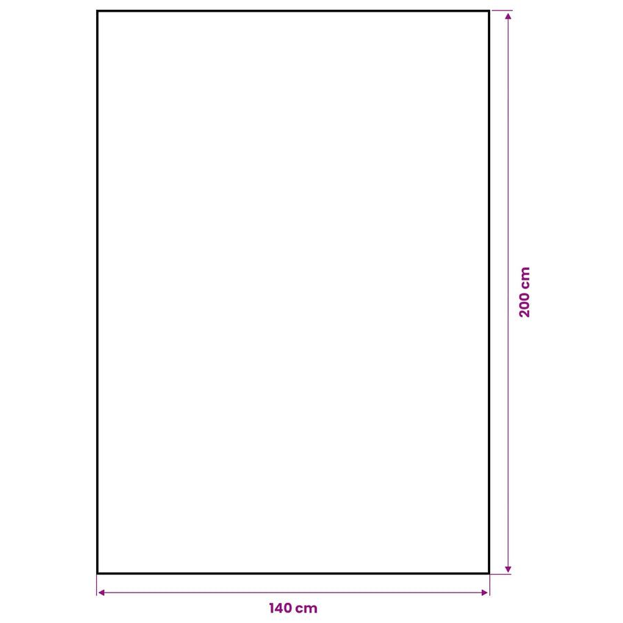 Jute tafelkleed Naturel 140 x 200 cm 100% Tossa Jute