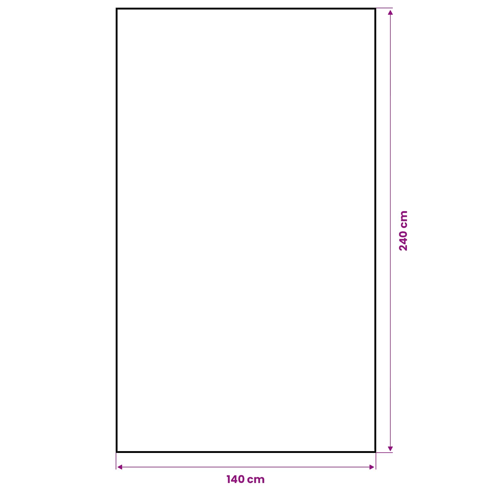 Jute tafelkleed Naturel 140 x 240 cm 100% Tossa Jute