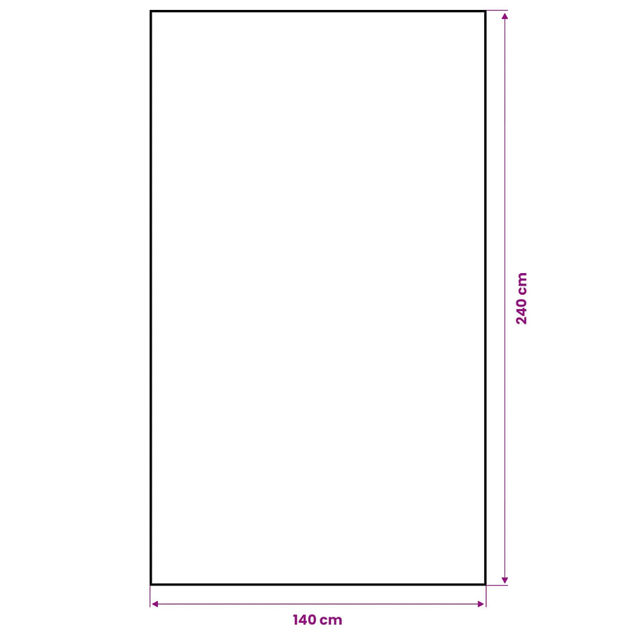 Jute tafelkleed Naturel 140 x 240 cm 100% Tossa Jute