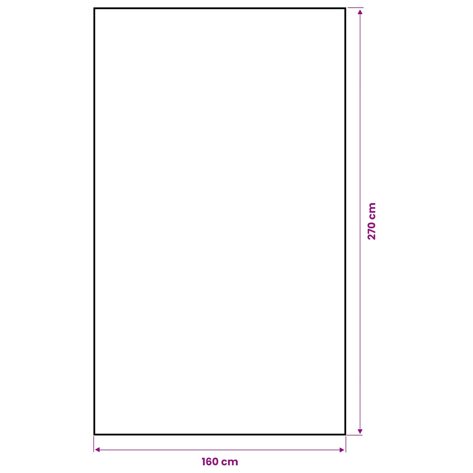 Jute tafelkleed Naturel 160 x 270 cm 100% Tossa Jute