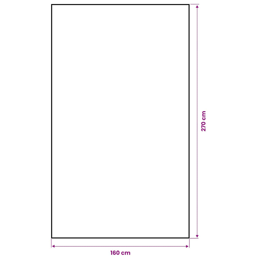 Jute tafelkleed Naturel 160 x 270 cm 100% Tossa Jute