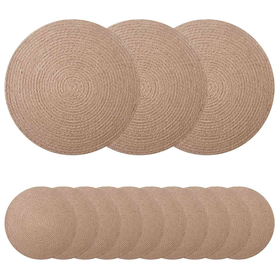 Jute placematten 50 st Naturel 100% Tossa Jute