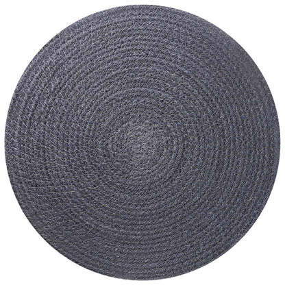 Jute placematten 4 st Donkergrijs 100% Tossa Jute
