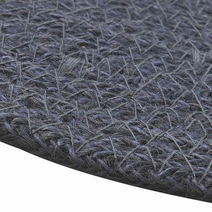 Jute placematten 12 st Donkergrijs 100% Tossa Jute
