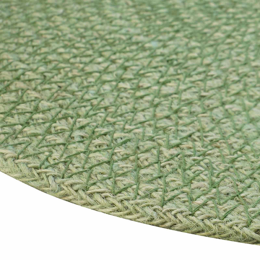 Jute placematten 6 st Olijfgroen 100% Tossa Jute