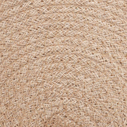 Jute placematten 4 st Naturel en Zwart 100% Tossa Jute