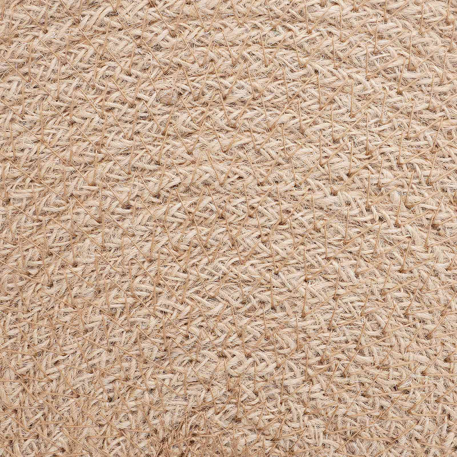 Jute placematten 6 st Naturel en Zwart 100% Tossa Jute