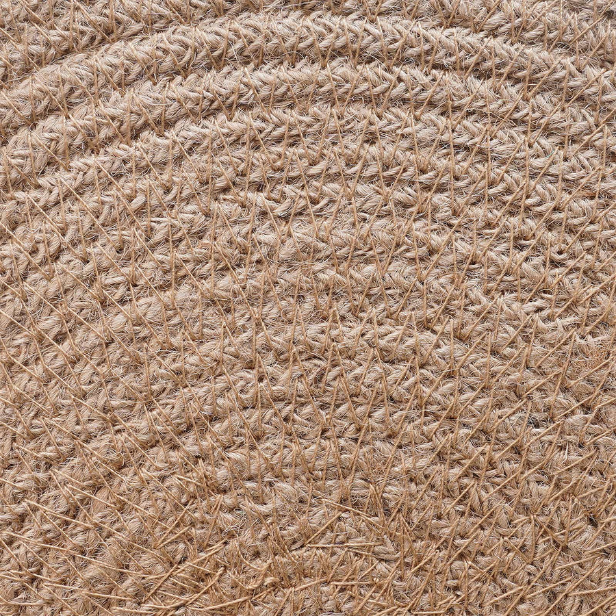Jute placematten 12 st Natuurlijk en Wit 100% Tossa Jute