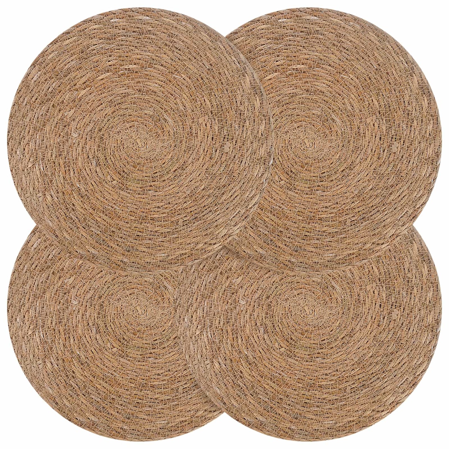 Zeegroene placemats 4 st Naturel 100% Zeegras