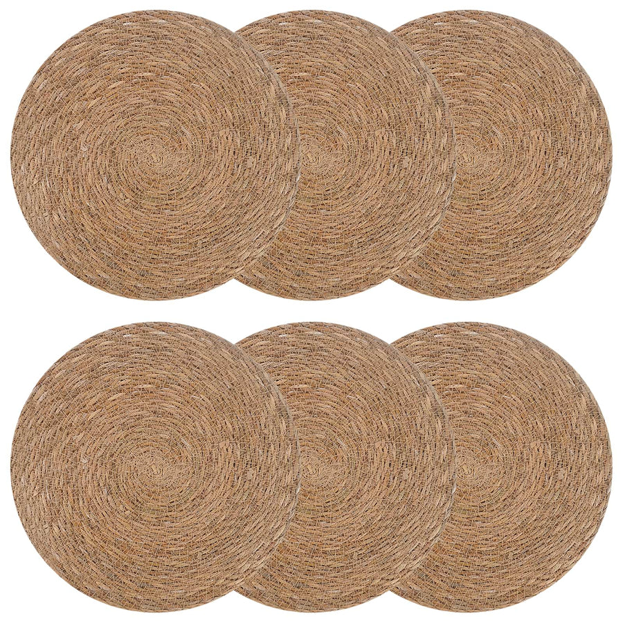 Zeegroene placemats 6 st Naturel 100% Zeegras