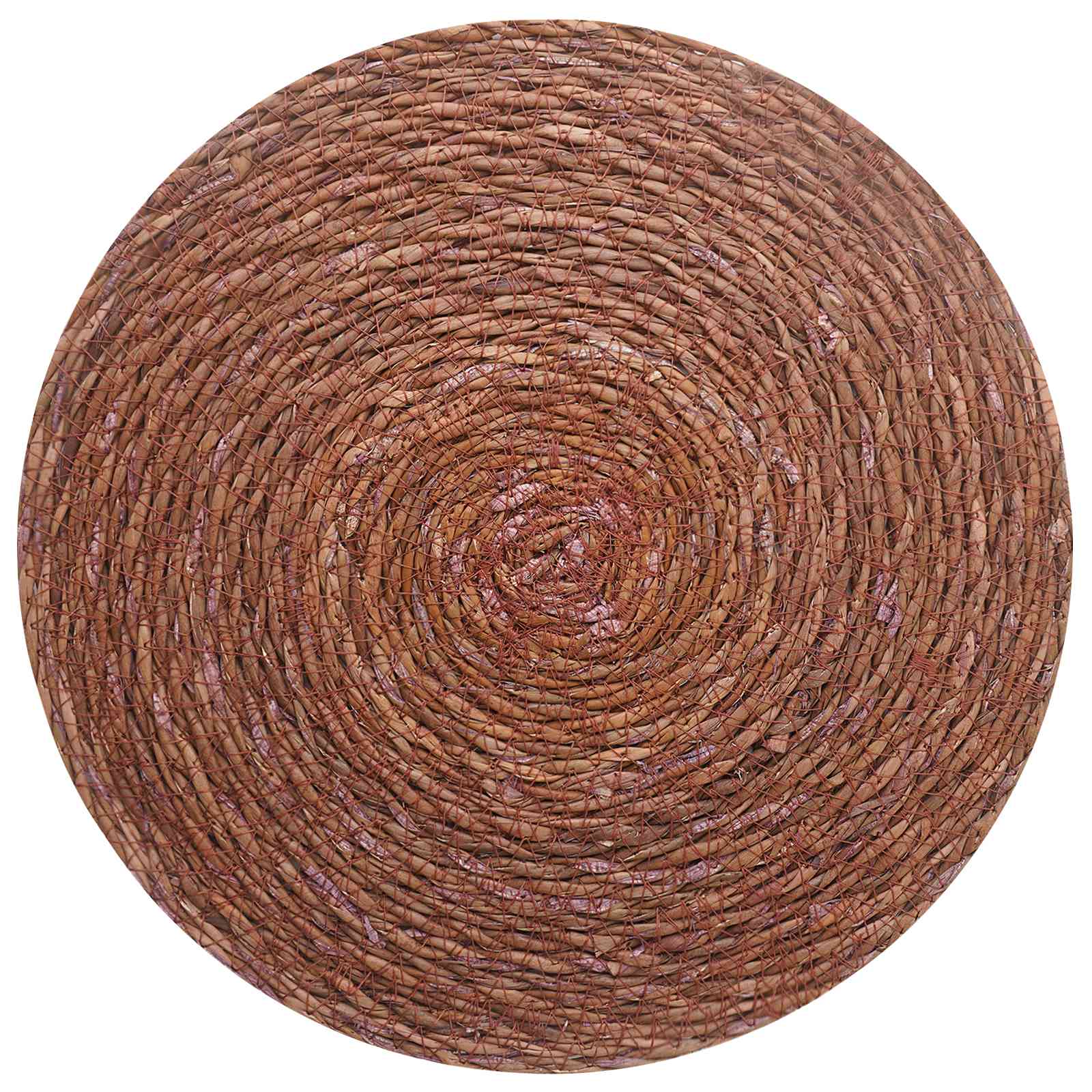 Zeegroene placemats 6 st Bruin 100% Zeegras