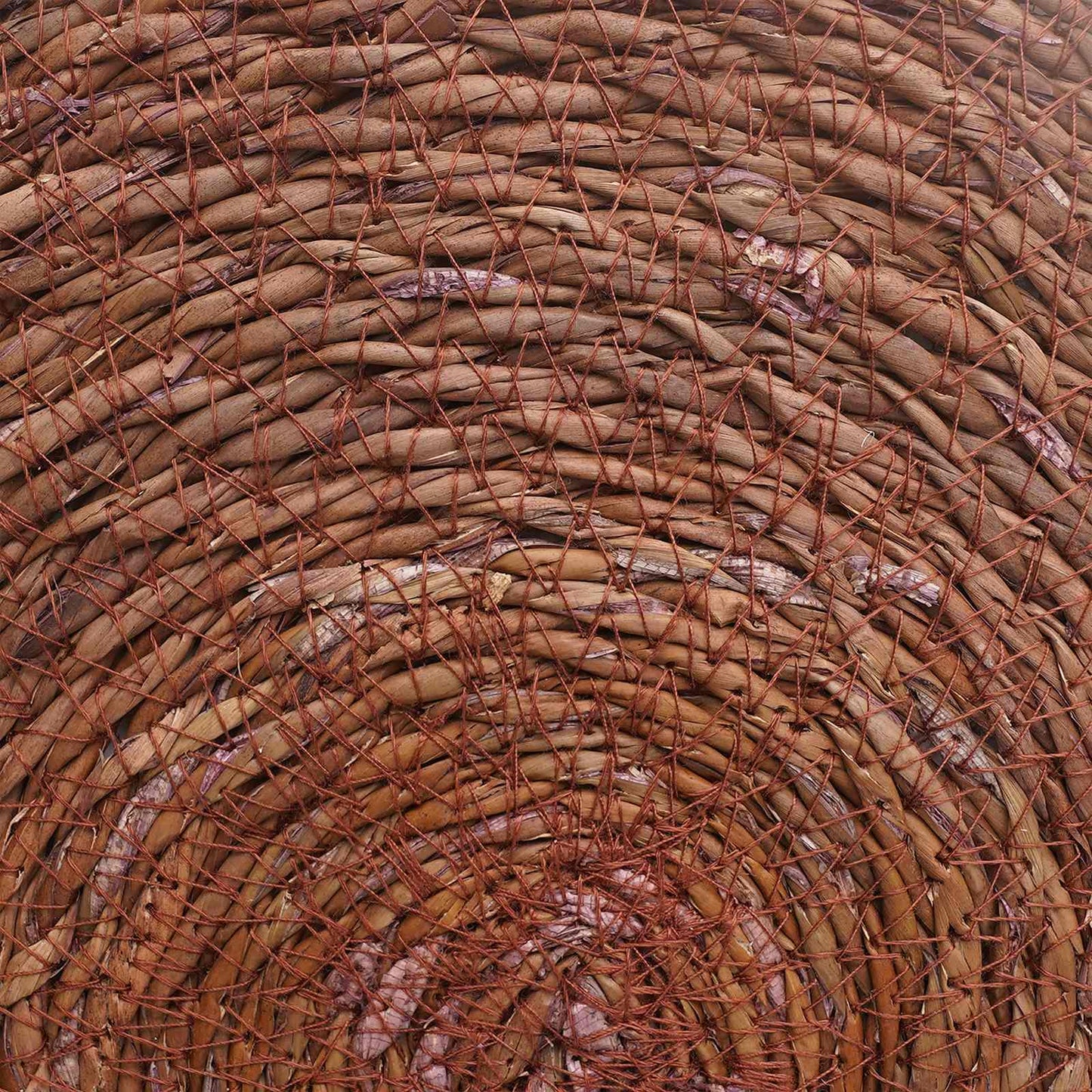 Zeegroene placemats 6 st Bruin 100% Zeegras