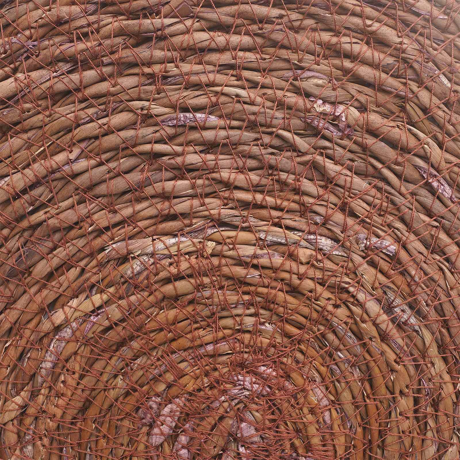 Zeegroene placemats 12 st Bruin 100% Zeegras