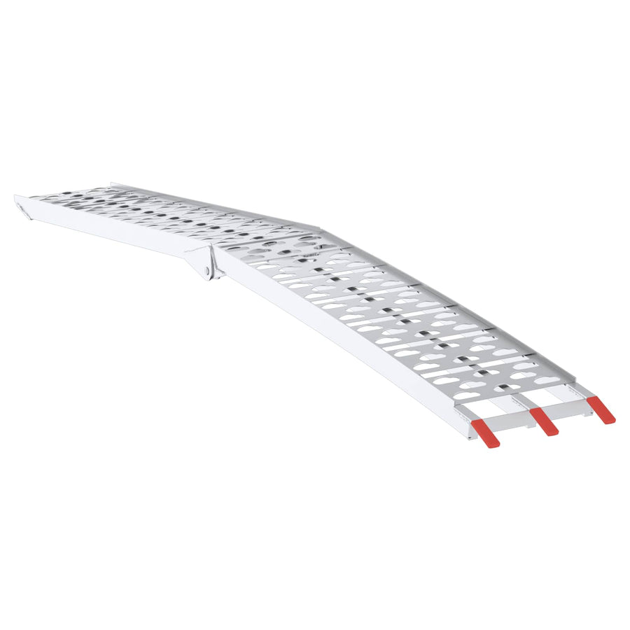 Laad Ramp 2 pcs Zilver 222 x 29 x 14 cm Aluminium