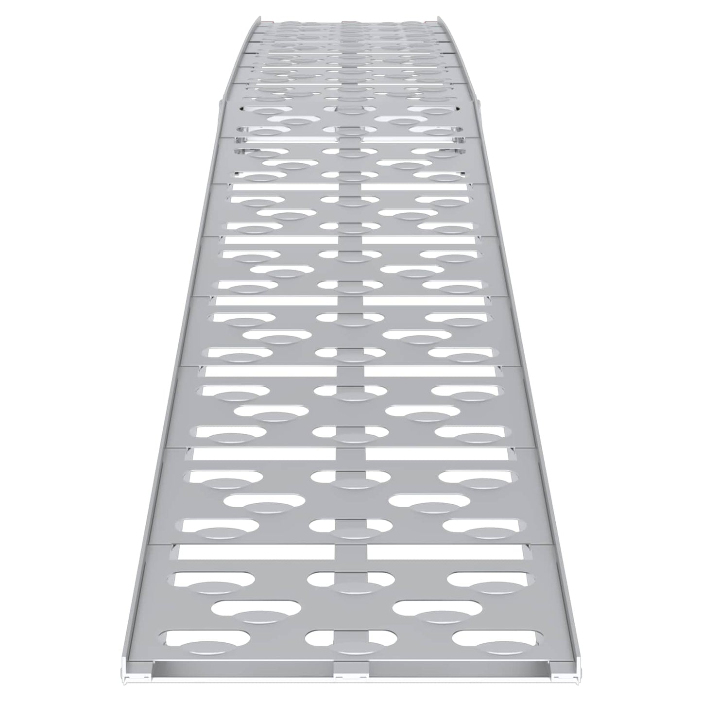 Laad Ramp 2 pcs Zilver 222 x 29 x 14 cm Aluminium