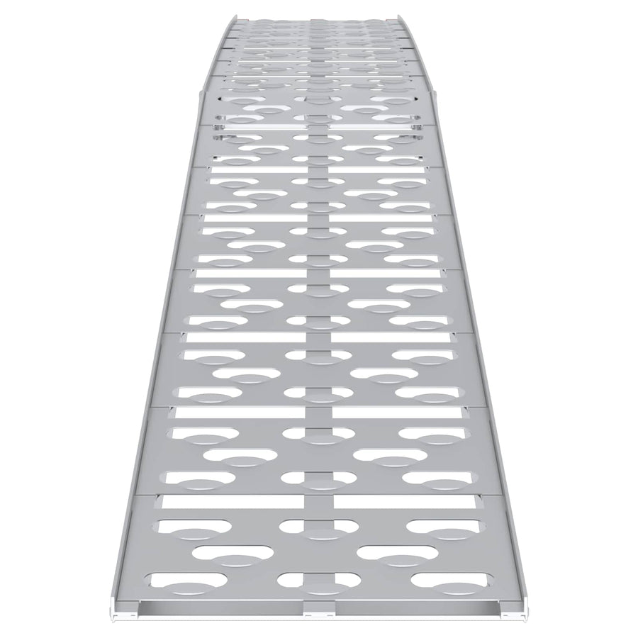 Laad Ramp 2 pcs Zilver 222 x 29 x 14 cm Aluminium