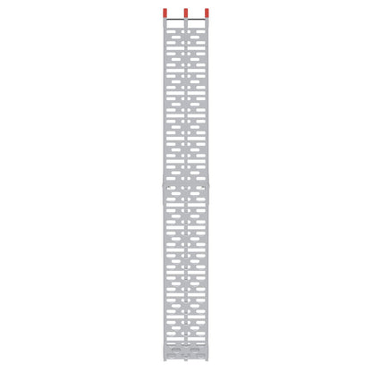 Laad Ramp 2 pcs Zilver 222 x 29 x 14 cm Aluminium