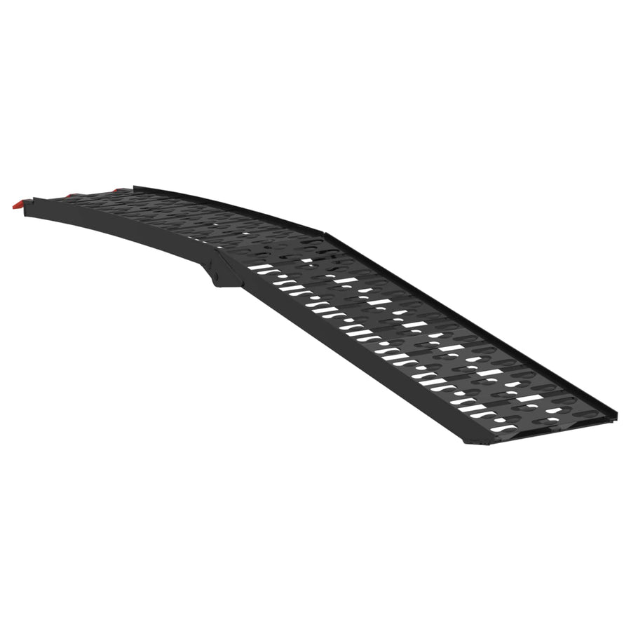 Laad Ramp 2 pcs Zwart 222 x 29 x 14 cm Aluminium
