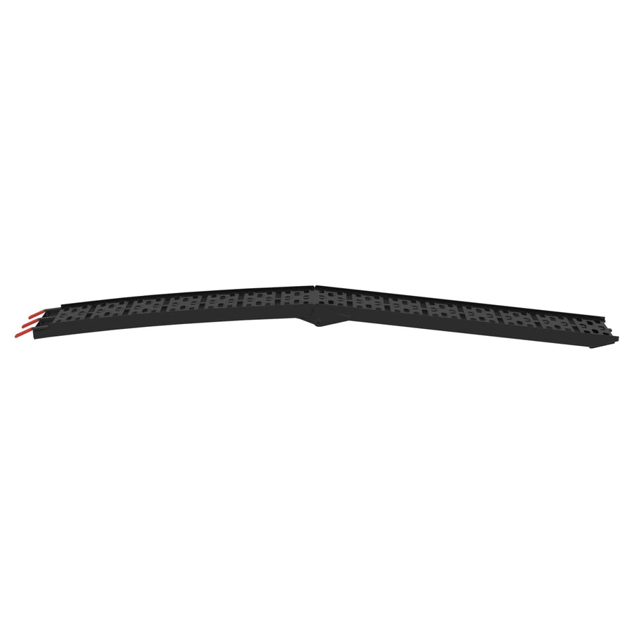 Laad Ramp 2 pcs Zwart 222 x 29 x 14 cm Aluminium