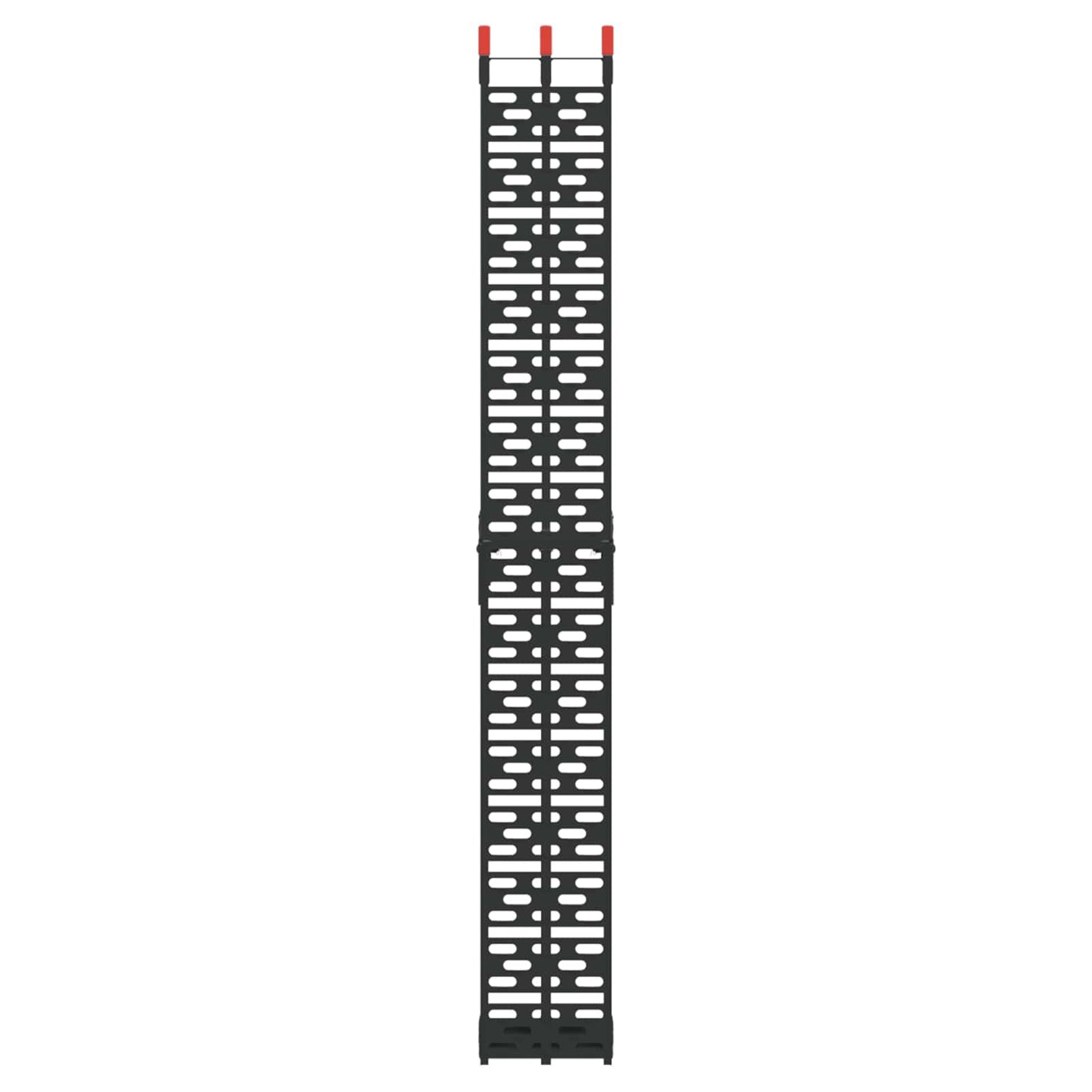 Laad Ramp 2 pcs Zwart 222 x 29 x 14 cm Aluminium