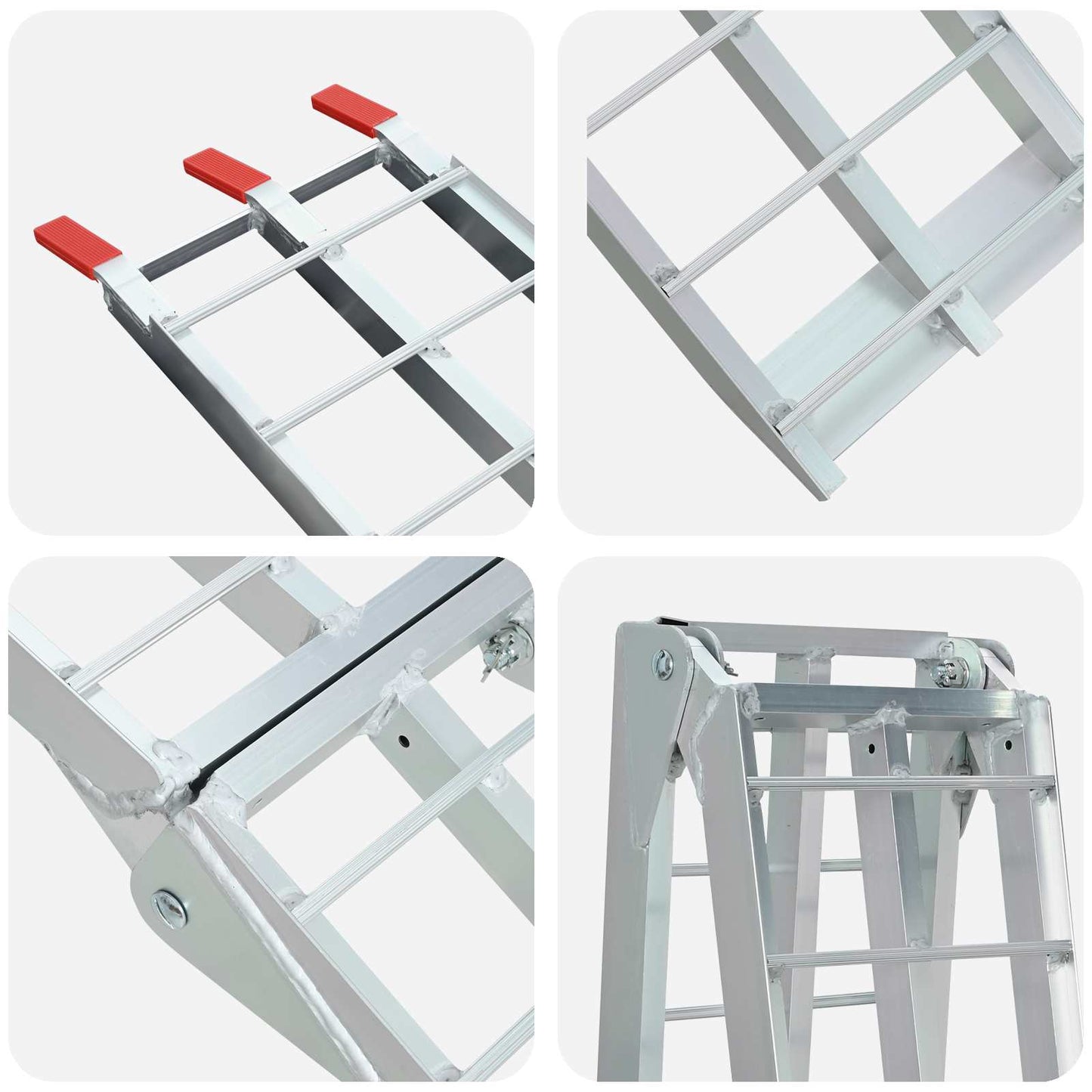 Laad Ramp Zilver 178 x 29 x 14 cm Aluminium