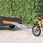Motorcycle Ramp Silver 180 x 28 x 5 cm Aluminum