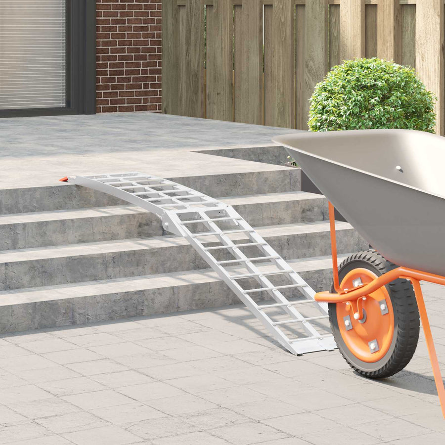 Laad Ramp Zilver 178 x 29 x 14 cm Aluminium