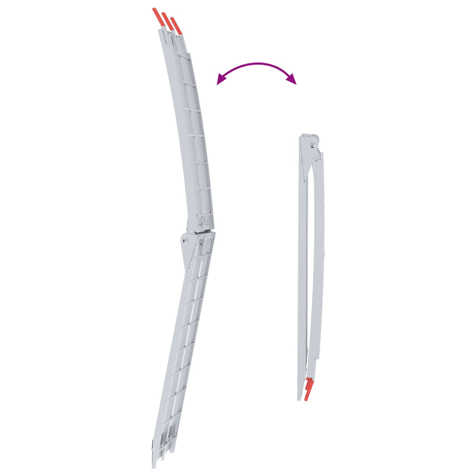 Laad Ramp Zilver 178 x 29 x 14 cm Aluminium