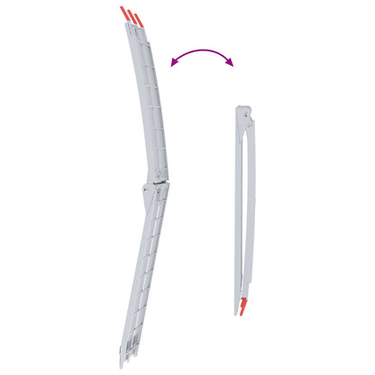 Laad Ramp Zilver 178 x 29 x 14 cm Aluminium
