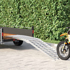 Motorcycle Ramp 680 kg Silver 230 x 44 x 5 cm Aluminum