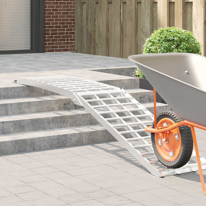 Laad Ramp Zilver 230 x 44 x 13 cm Aluminium