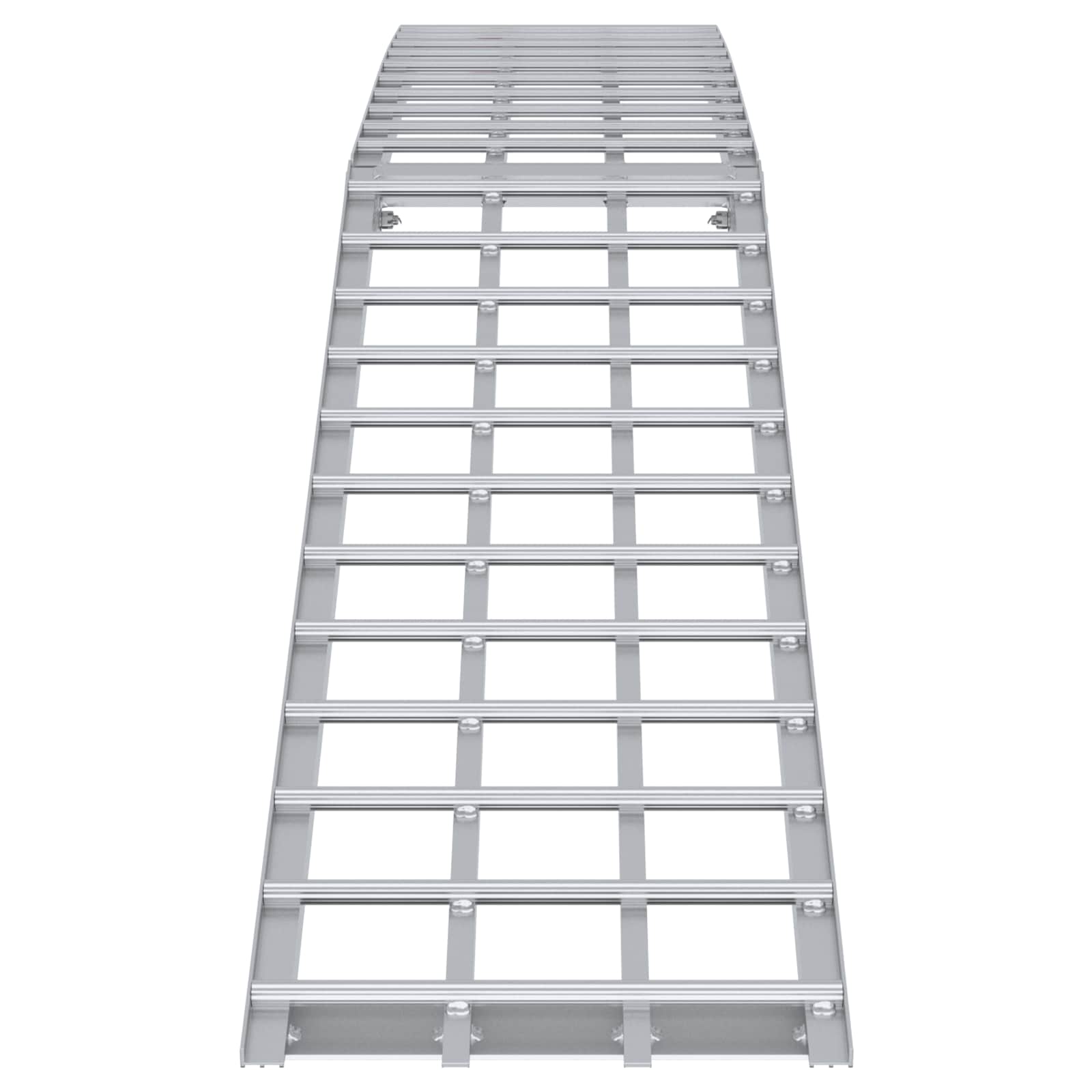 Laad Ramp Zilver 230 x 44 x 13 cm Aluminium