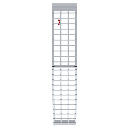 Laad Ramp Zilver 230 x 44 x 13 cm Aluminium