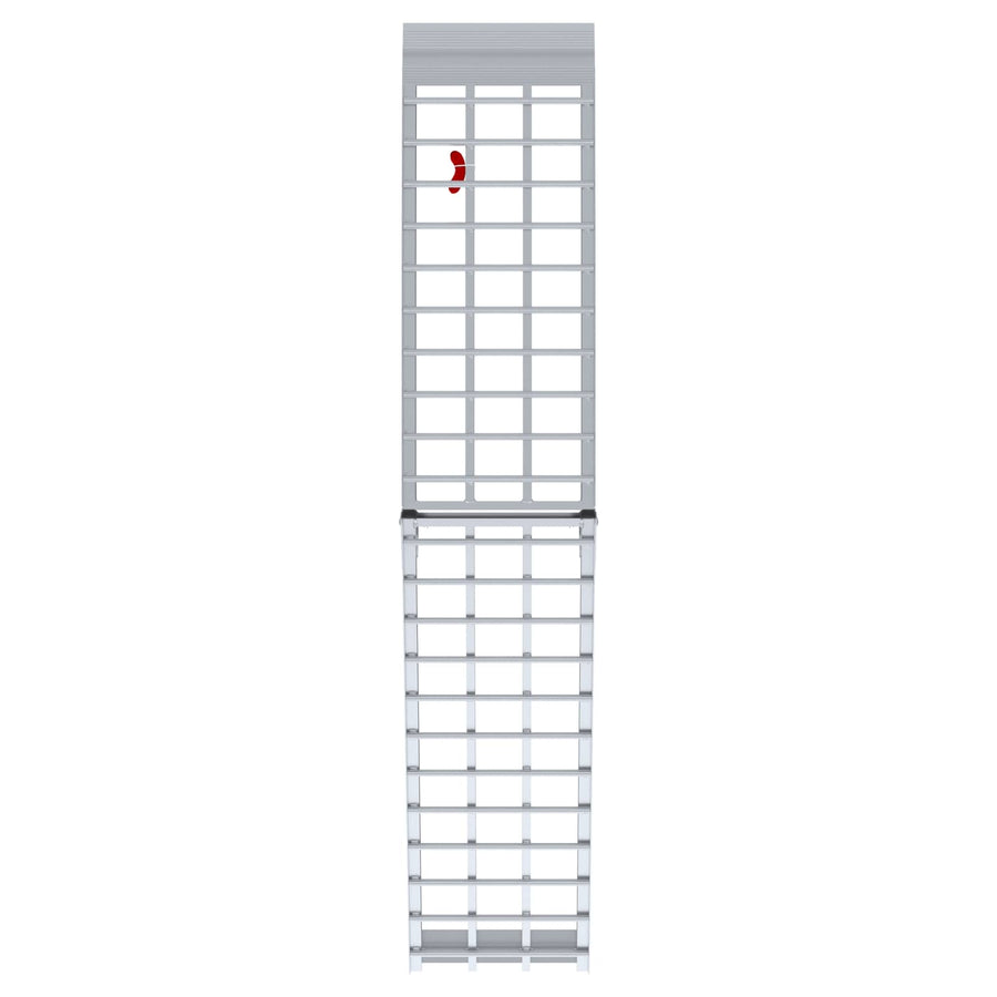 Laad Ramp Zilver 230 x 44 x 13 cm Aluminium