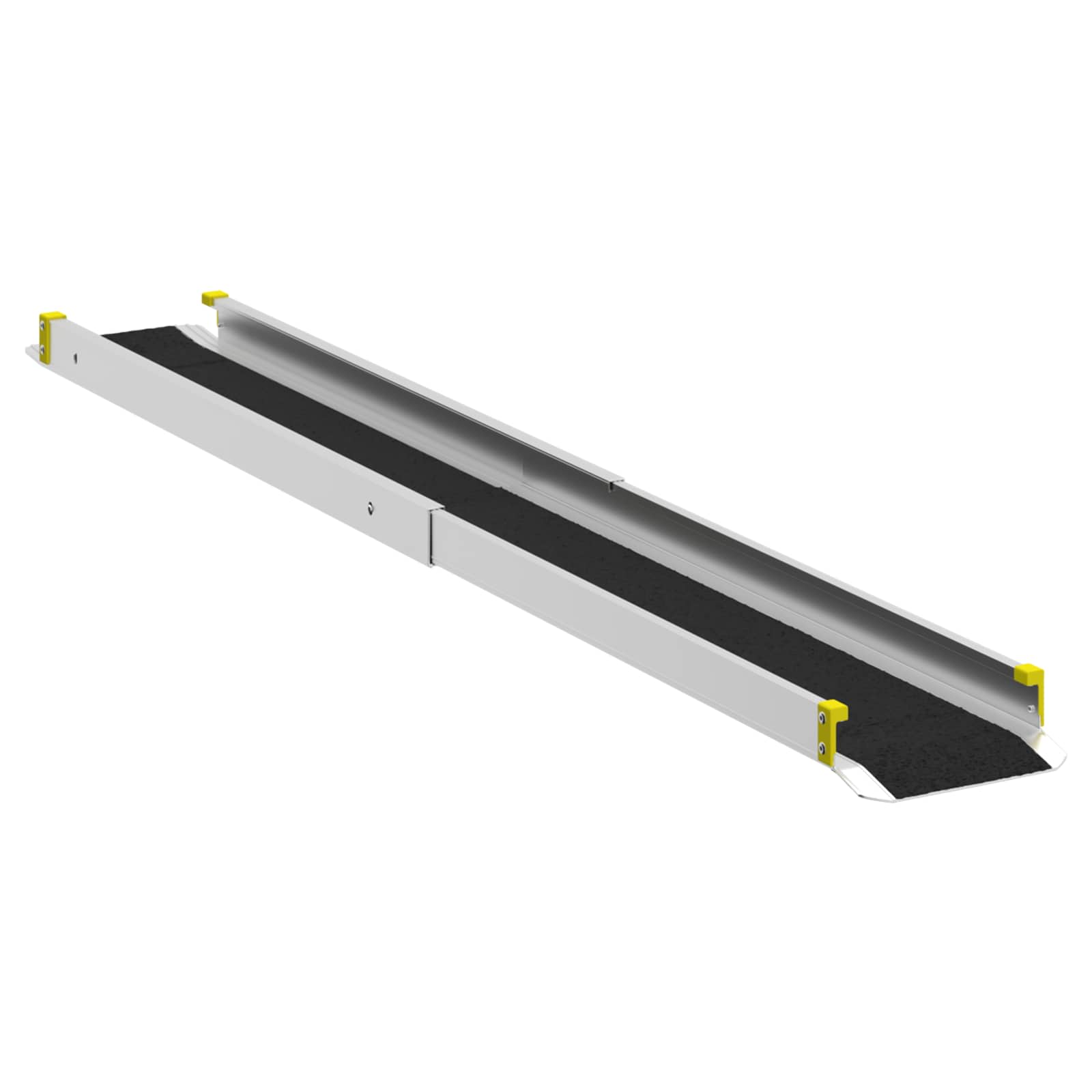 Rolstoelhelling 2 pcs Zwart 152 x 19 x 5,5 cm Aluminium
