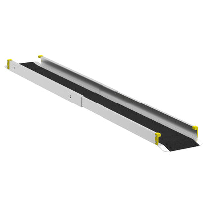 Rolstoelhelling 2 pcs Zwart 152 x 19 x 5,5 cm Aluminium