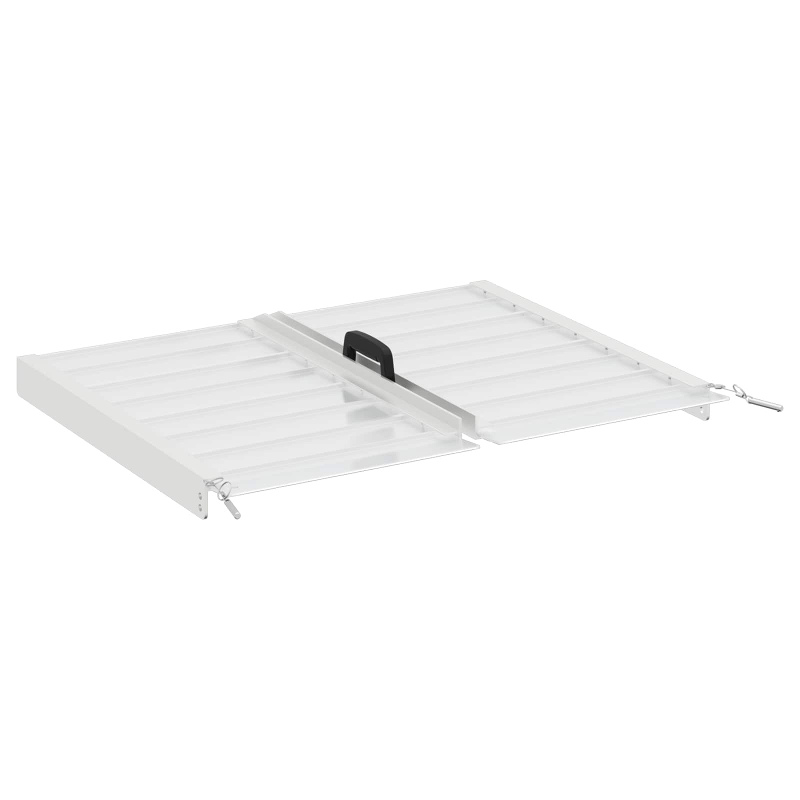 Rolstoelhelling Zilver 62 x 73 x 5 cm Aluminium