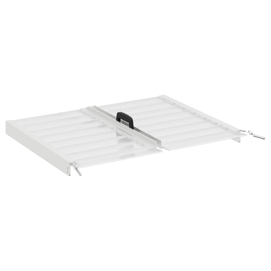 Rolstoelhelling Zilver 62 x 73 x 5 cm Aluminium