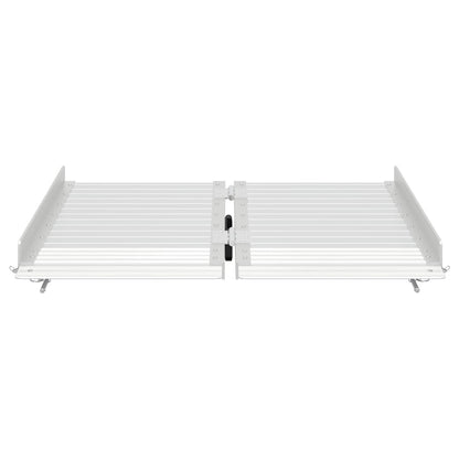 Rolstoelhelling Zilver 62 x 73 x 5 cm Aluminium