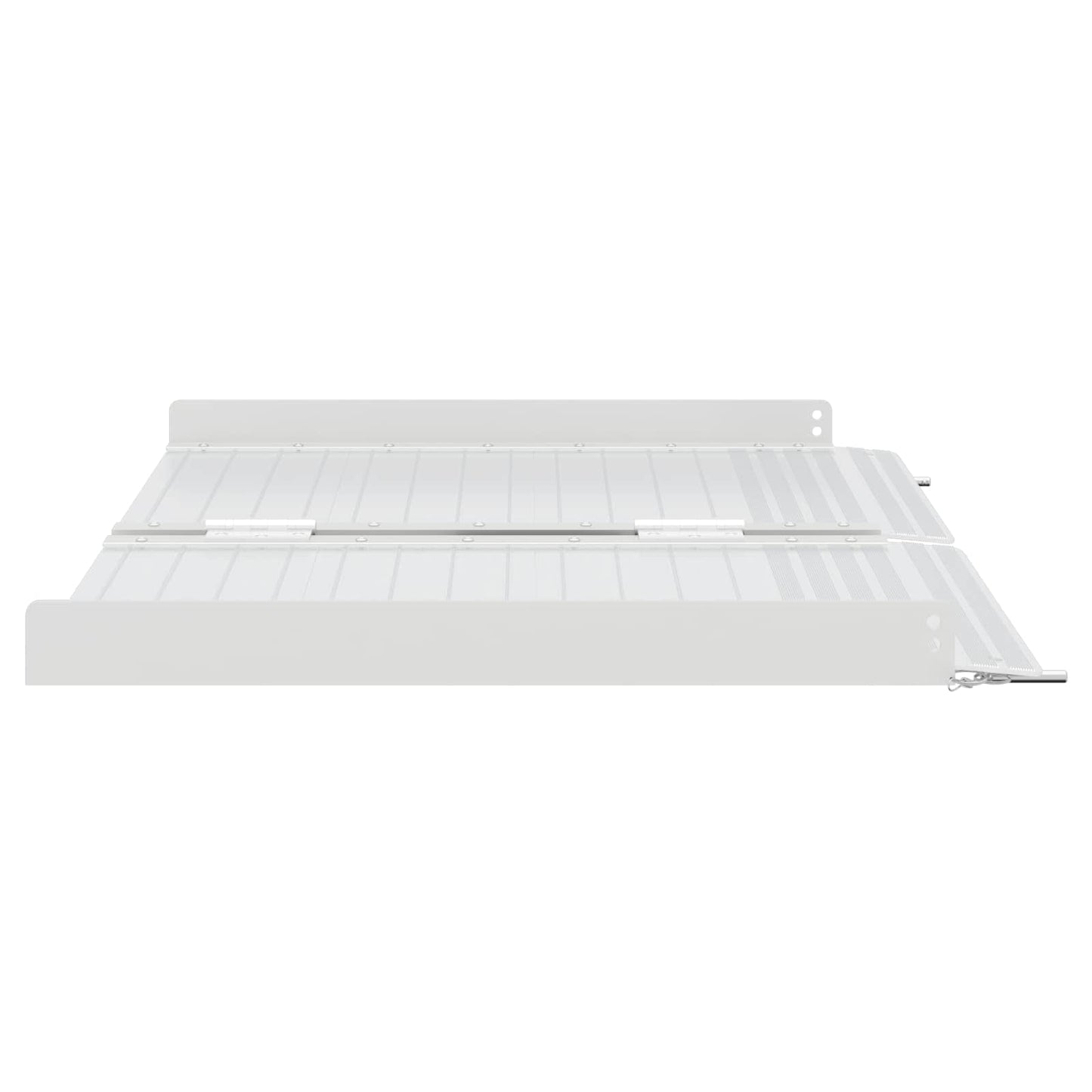 Rolstoelhelling Zilver 62 x 73 x 5 cm Aluminium