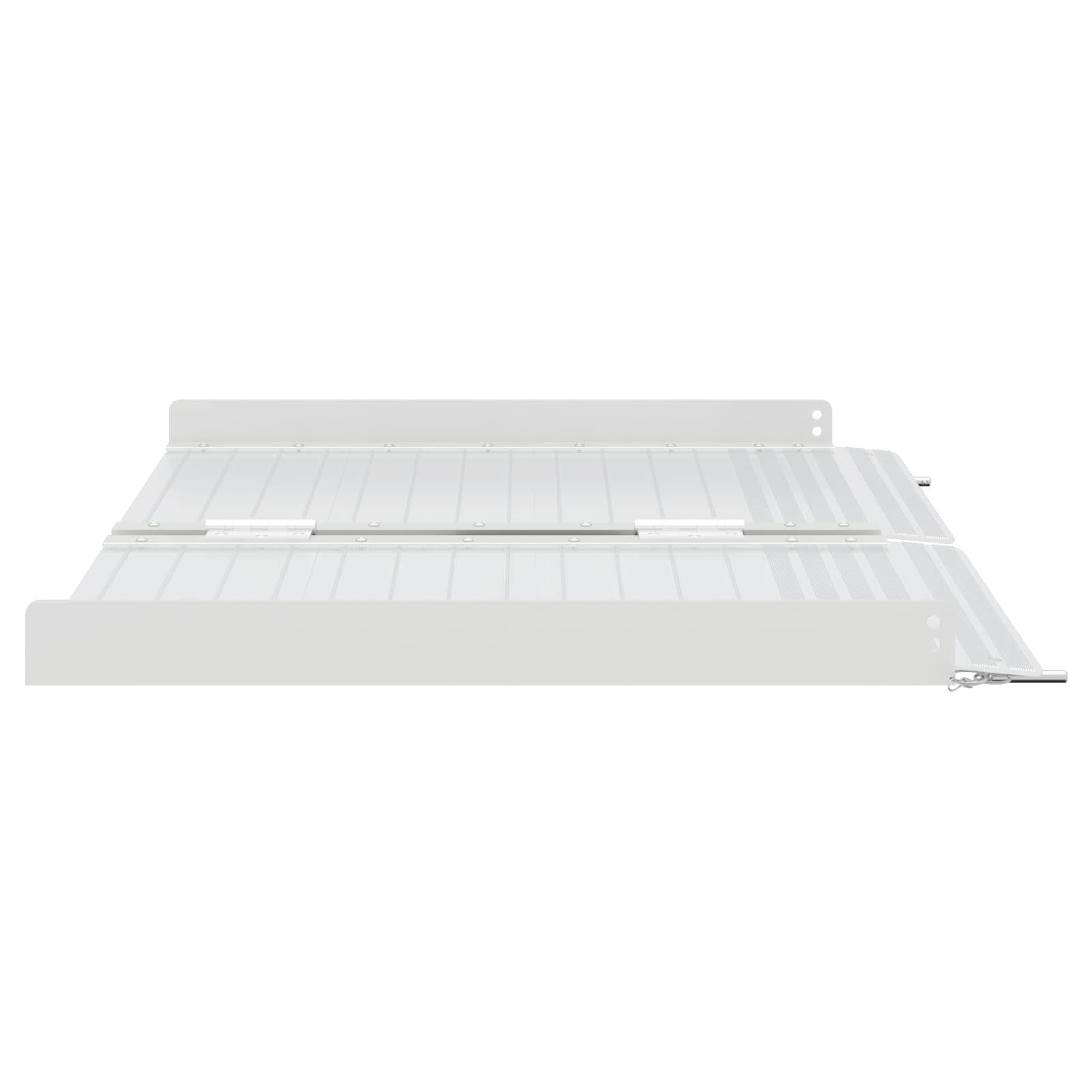 Rolstoelhelling Zilver 62 x 73 x 5 cm Aluminium