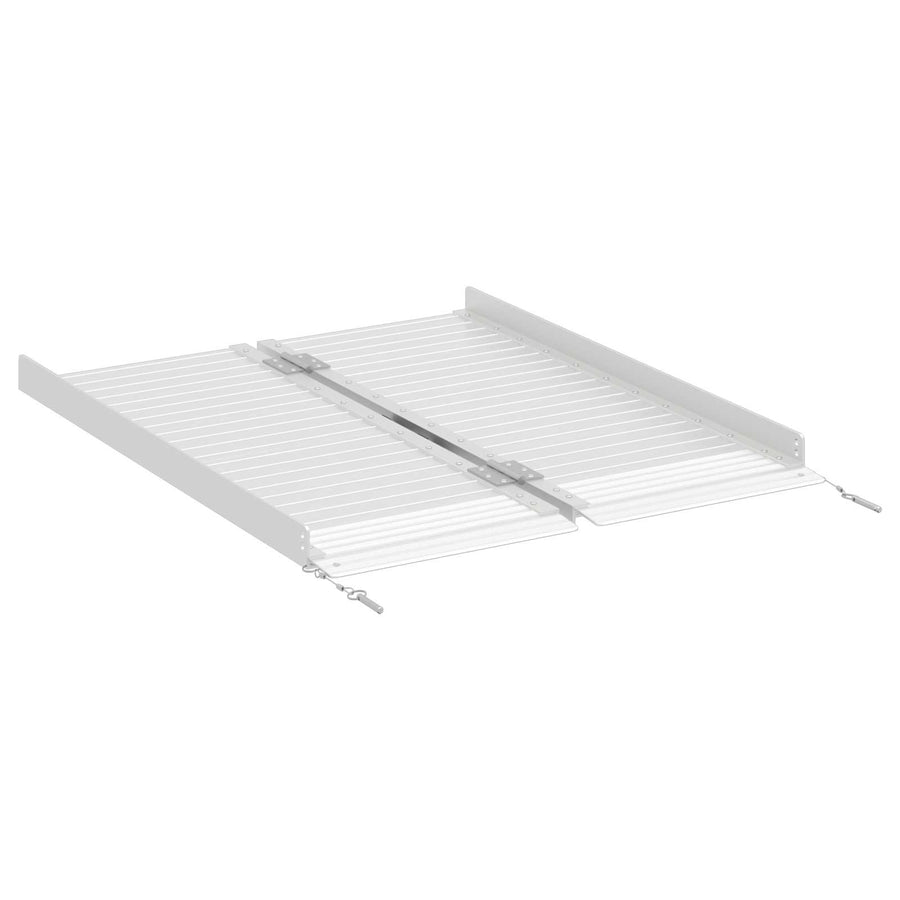 Rolstoelhelling Zilver 92 x 73,5 x 5 cm Aluminium