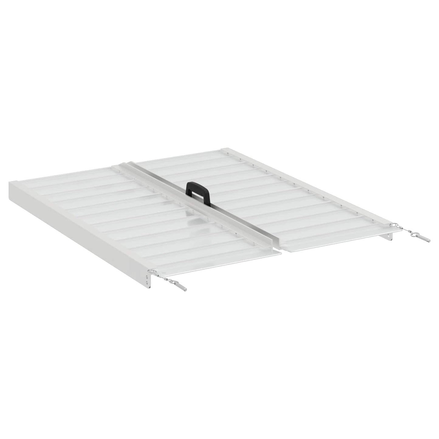 Rolstoelhelling Zilver 92 x 73,5 x 5 cm Aluminium