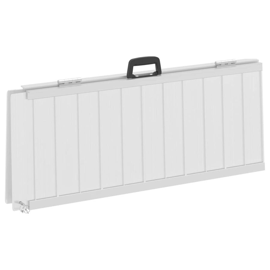 Rolstoelhelling Zilver 92 x 73,5 x 5 cm Aluminium